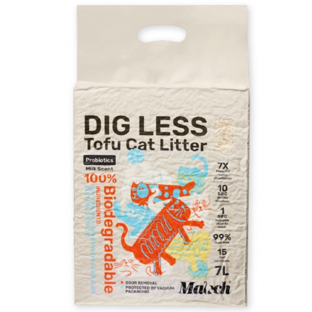 DC35004喵趣益菌奶香消臭豆腐貓砂7L-正面照.jpg