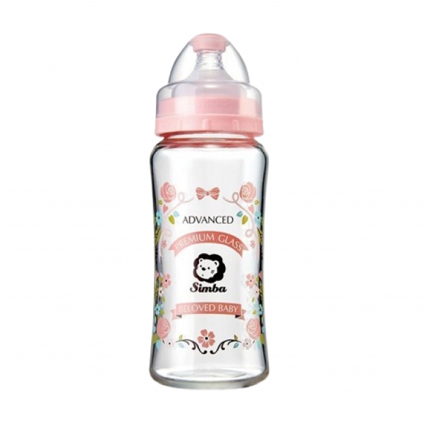 063625-Simba69252蘿蔓晶鑽寬口玻璃奶瓶_粉紅_270ml_工作區域 1.jpg