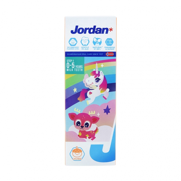 Jordan清新荔枝味兒童牙膏0-5歲.jpg