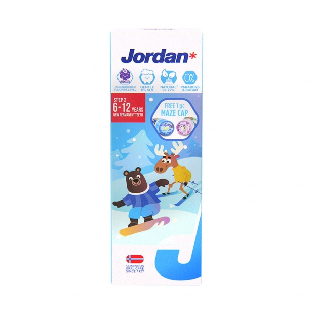 Jordan清新水果味兒童牙膏6-12歲.jpg