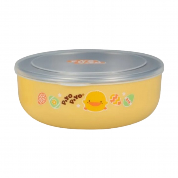 黃鴨63143不鏽鋼雙層隔熱淺餐碗350ml_工作區域 1.jpg