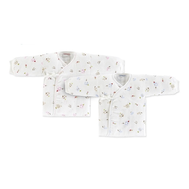 056808-2766狐狸熊緹花加大紗布肚衣 藍粉.jpg