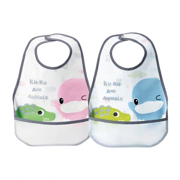 065278-kuku62253 動物派對防水圍兜 藍.粉_工作區域 1.jpg