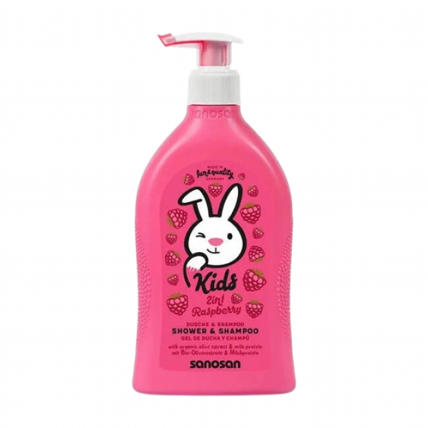 065906-珊諾KIDS 2合1洗髮沐浴露400ml- 覆盆子香_工作區域 1.jpg