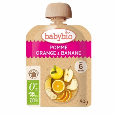 061089babybio有機蘋果香橙香蕉纖果泥90g.jpg