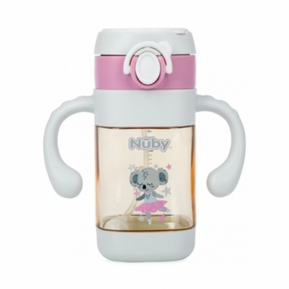 067809-Nuby PPSU學飲杯_粗吸管_300ml-無尾熊_工作區域 1.jpg
