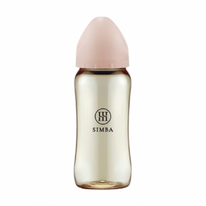 063198-simba6151蘊蜜鉑金PPSU寬口防脹氣奶瓶360ml-栗粉_工作區域 1.jpg