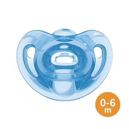 063863-NUK0026 SENSITIVE全矽膠安撫奶嘴1號-藍_工作區域 1.jpg
