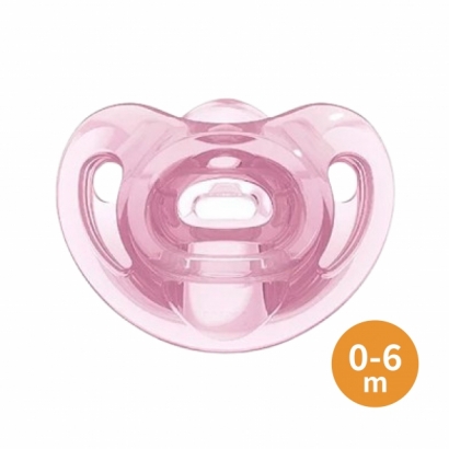 063864-NUK0029 SENSITIVE全矽膠安撫奶嘴1號-粉_工作區域 1.jpg