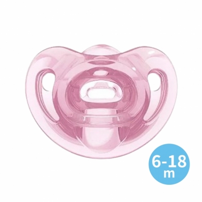 063866-NUK0033 SENSITIVE全矽膠安撫奶嘴2號-粉_工作區域 1.jpg