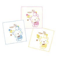 neinei負離子印花紗布手帕3入