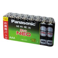 Panasonic黑錳碳鋅電池16入 4號