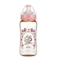 Simba桃樂絲PPSU寬口葫蘆大奶瓶360ml-蜜粉色
