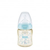NUK寬口徑PPSU感溫奶瓶-150ml【任選兩支奶瓶贈送NUK嬰兒指甲剪乙個，送完為止】