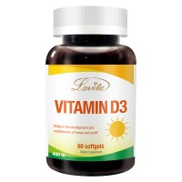 Lovita愛維他高單位維生素D3 400IU 60T