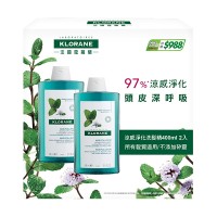 蔻蘿蘭頭皮淨化涼感洗髮精400ml兩入組