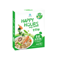 金貝親HappyHours寶寶麵-青醬貝殼麵2入300g