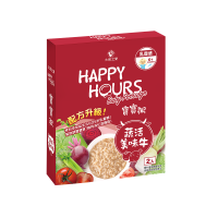 金貝親Happy Hours寶寶粥2入300g -洋芋拌小豬/蔬活美味牛